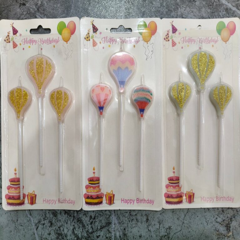 Decorative Shaped Candles Hot-Air Balloon Decorative Candle Set