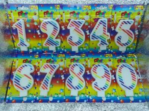 Number Birthday Candles
